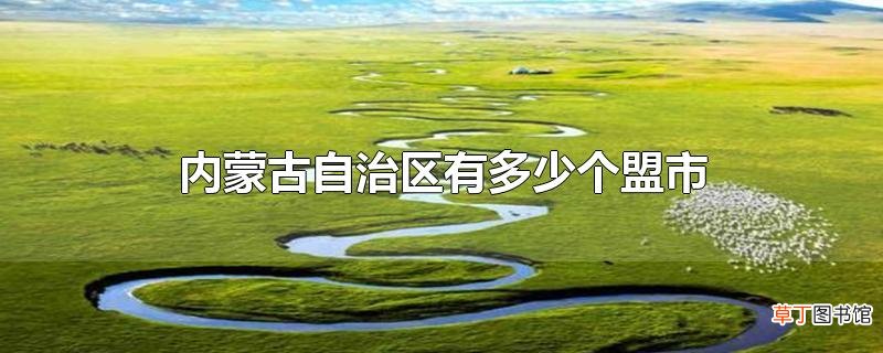 内蒙古自治区有多少个盟市