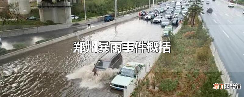 郑州暴雨事件概括