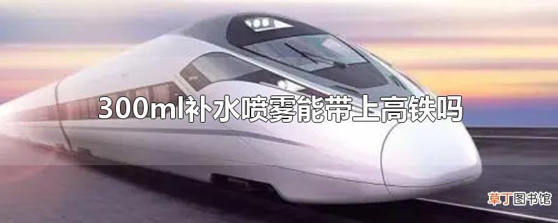 300ml补水喷雾能带上高铁吗