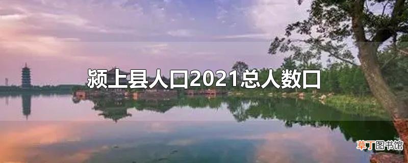 颍上县人口2021总人数口