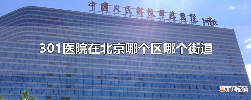 301医院在北京哪个区哪个街道