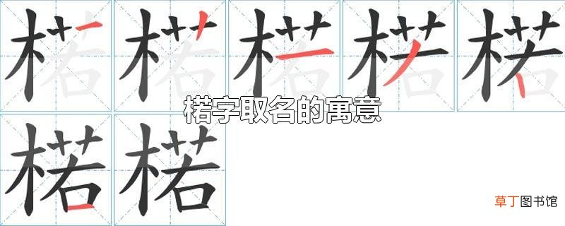 楉字取名的寓意