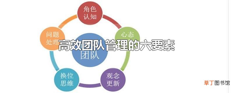 高效团队管理的六要素