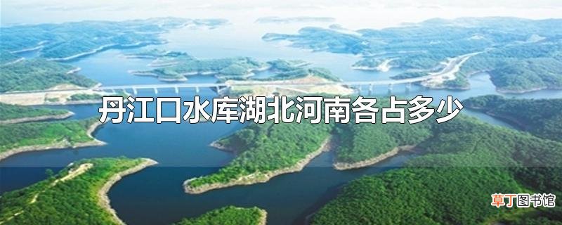 丹江口水库湖北河南各占多少