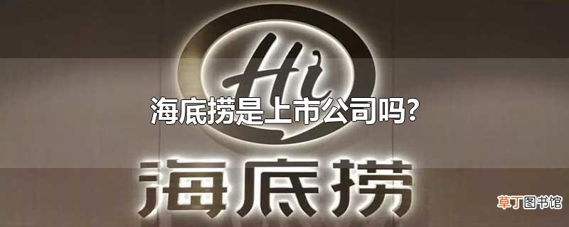 海底捞是上市公司吗?
