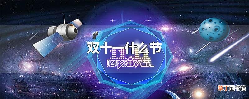 双十一什么节