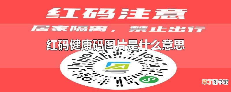 红码健康码图片是什么意思