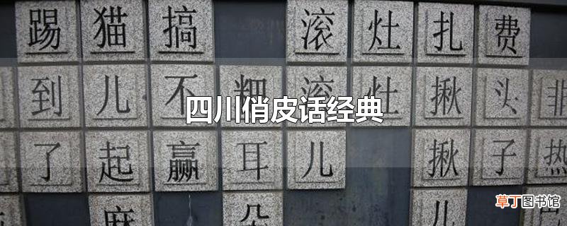 四川俏皮话经典