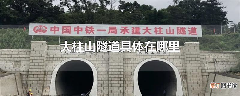 大柱山隧道具体在哪里