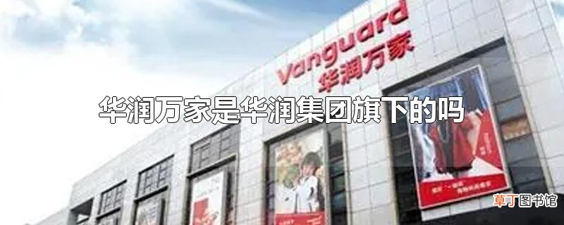 华润万家是华润集团旗下的吗