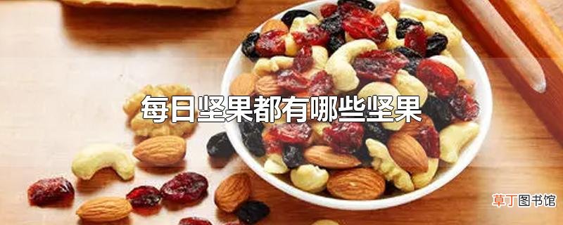 每日坚果都有哪些坚果