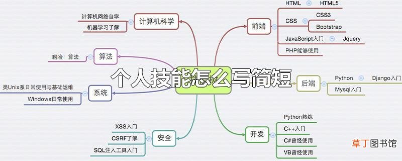 个人技能怎么写简短