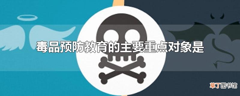 毒品预防教育的主要重点对象是