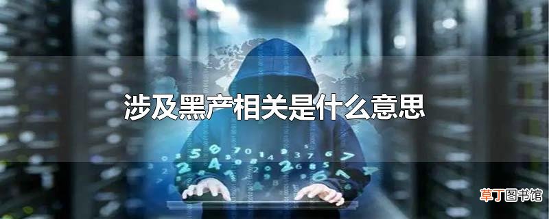 涉及黑产相关是什么意思