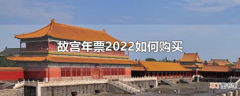 故宫年票2022怎么购买