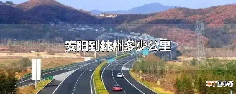 安阳到林州多少公里