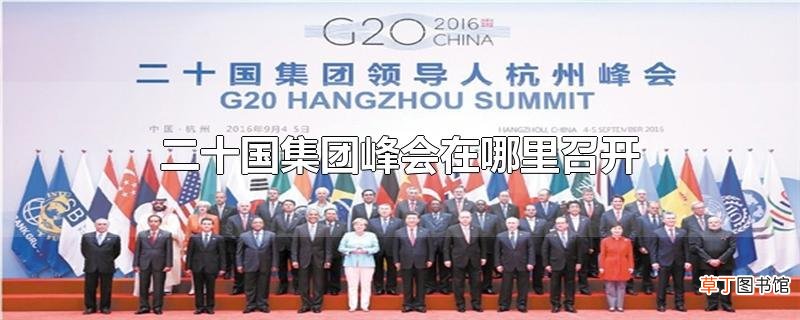 二十国集团峰会在哪里召开
