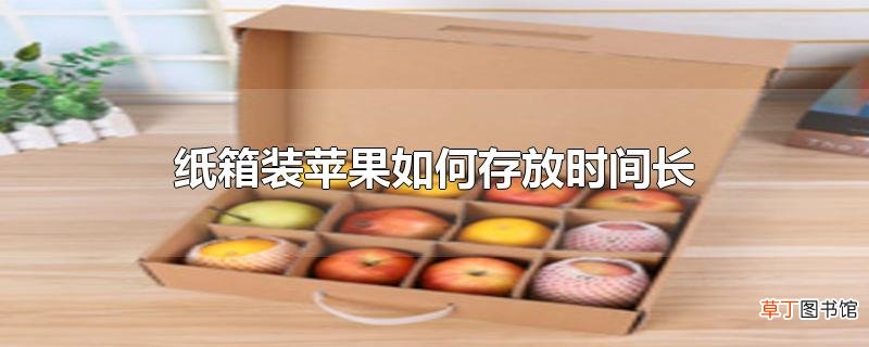 纸箱装苹果怎么存放时间长