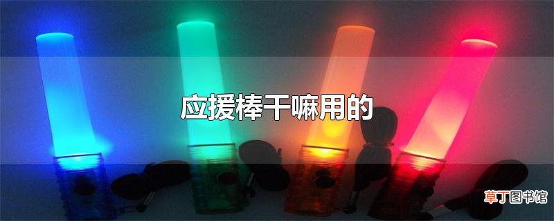 应援棒干嘛用的