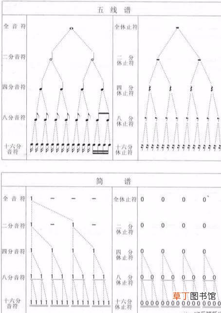 五线谱音阶图 五线谱符号图解