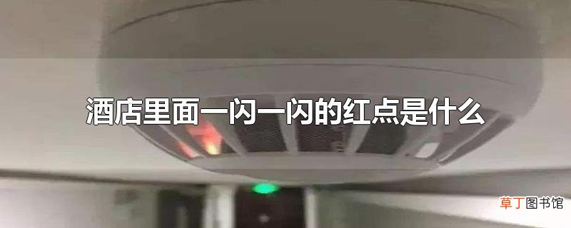 酒店里面一闪一闪的红点是什么