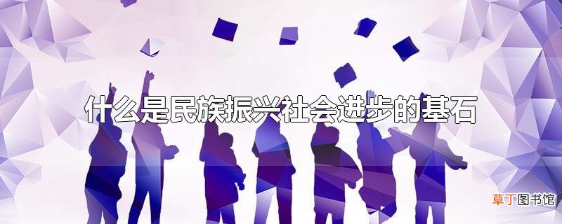 什么是民族振兴社会进步的基石