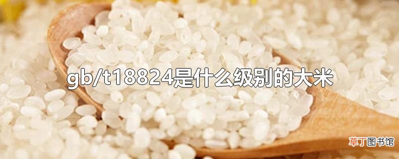 gb/t18824是什么级别的大米