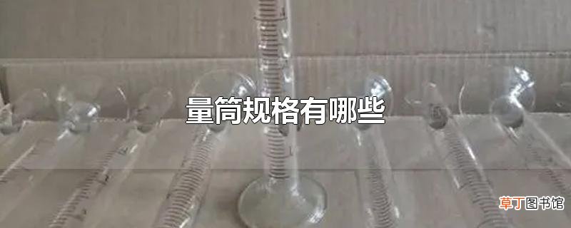 量筒规格有哪些