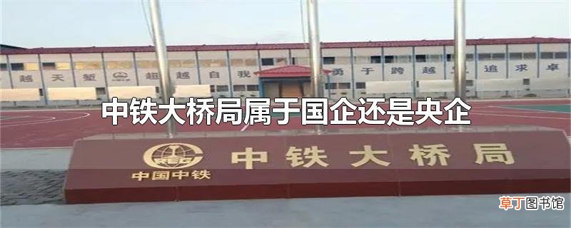 中铁大桥局属于国企还是央企