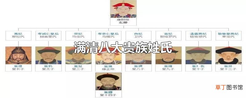 满清八大贵族姓氏