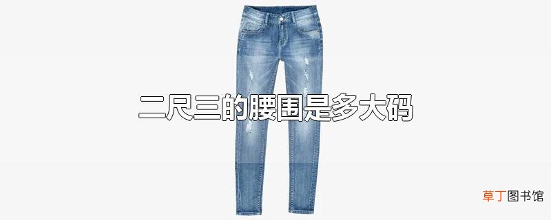二尺三的腰围是多大码