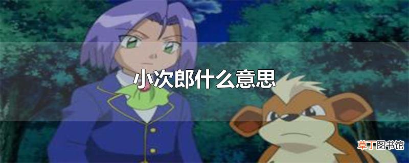 小次郎什么意思
