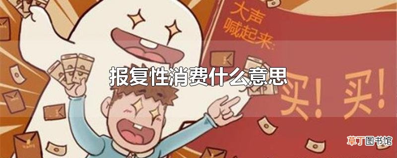 报复性消费什么意思