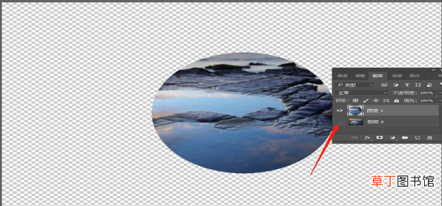 Ps中怎么裁剪出圆形图片