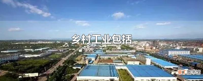 乡村工业包括