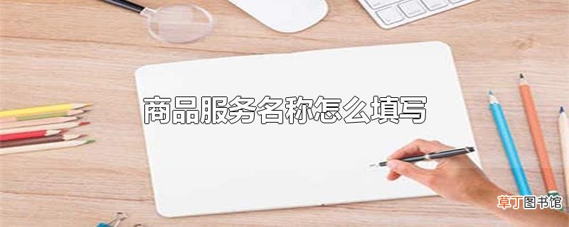 商品服务名称怎么填写