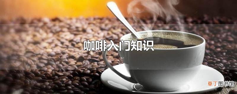 咖啡入门知识