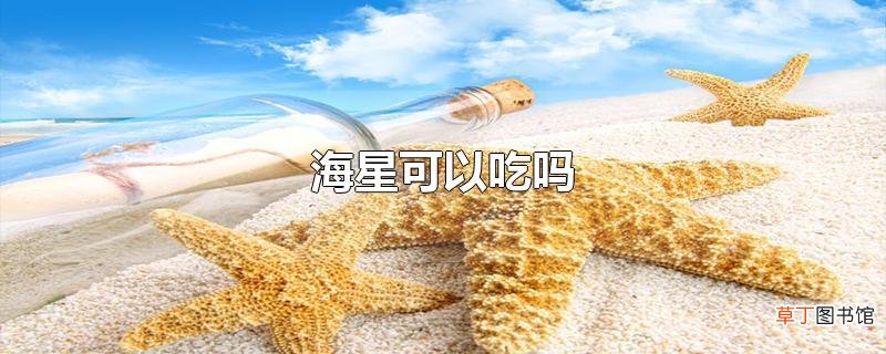 海星可以吃吗