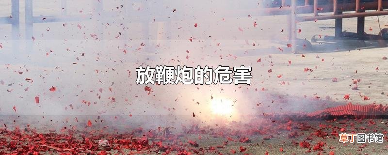 放鞭炮的危害