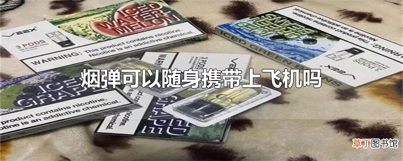 烟弹可以随身携带上飞机吗