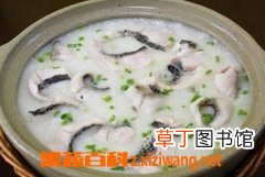 乌鱼粥功效和做法