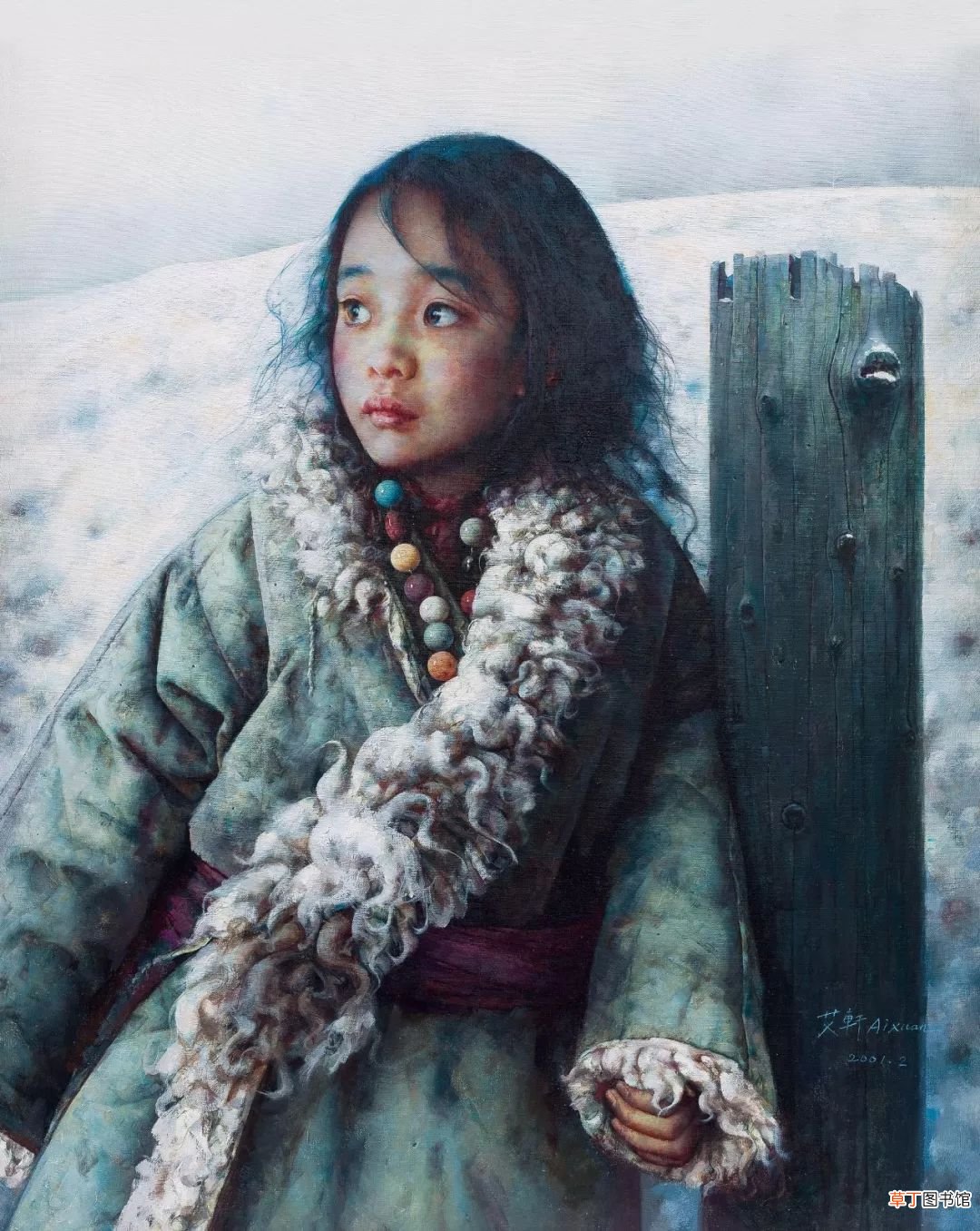当代油画家,经典的人物作品