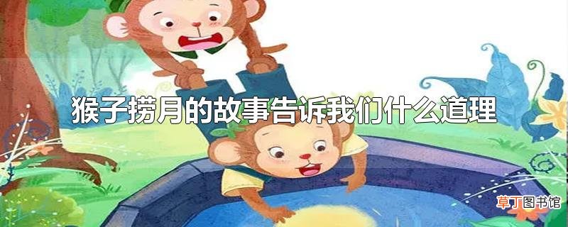 猴子捞月的故事告诉我们什么道理