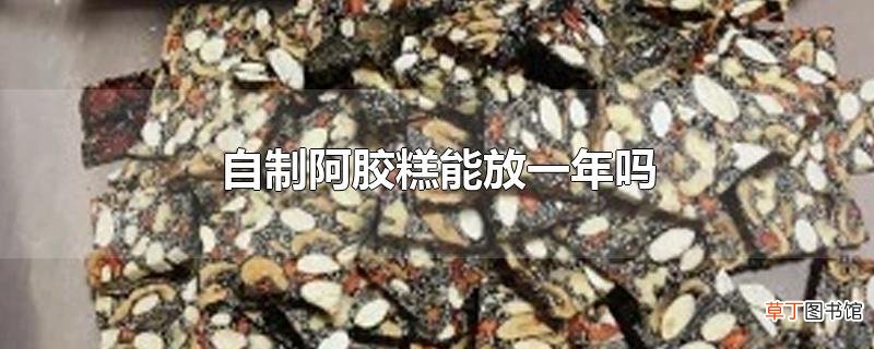 自制阿胶糕能放一年吗