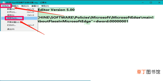Win10屏蔽Edge浏览器开发者设置页功能的方法