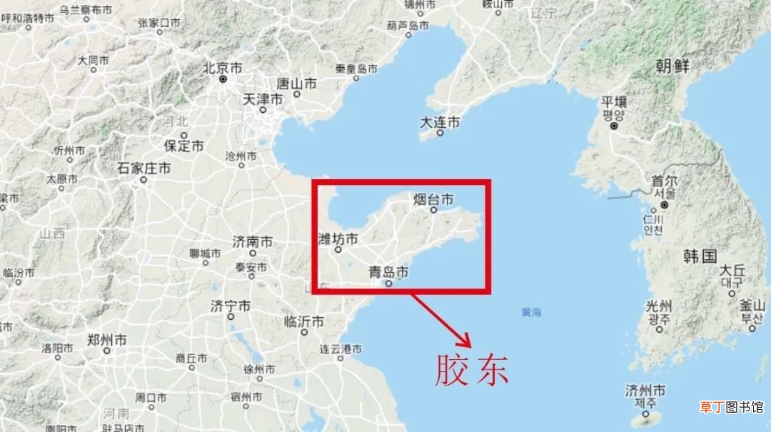 胶东半岛地图,中国金都-胶东