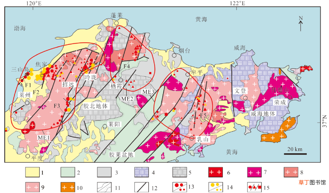 胶东半岛地图,中国金都-胶东