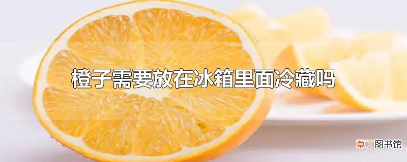 橙子需要放在冰箱里面冷藏吗
