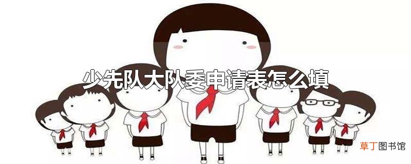 少先队大队委申请表怎么填