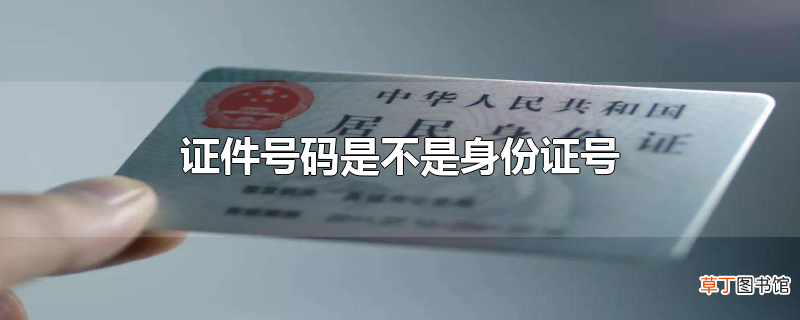 证件号码是不是身份证号